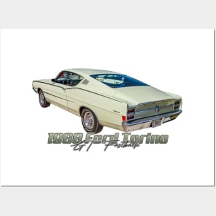 1968 Ford Torino GT Fastback Posters and Art